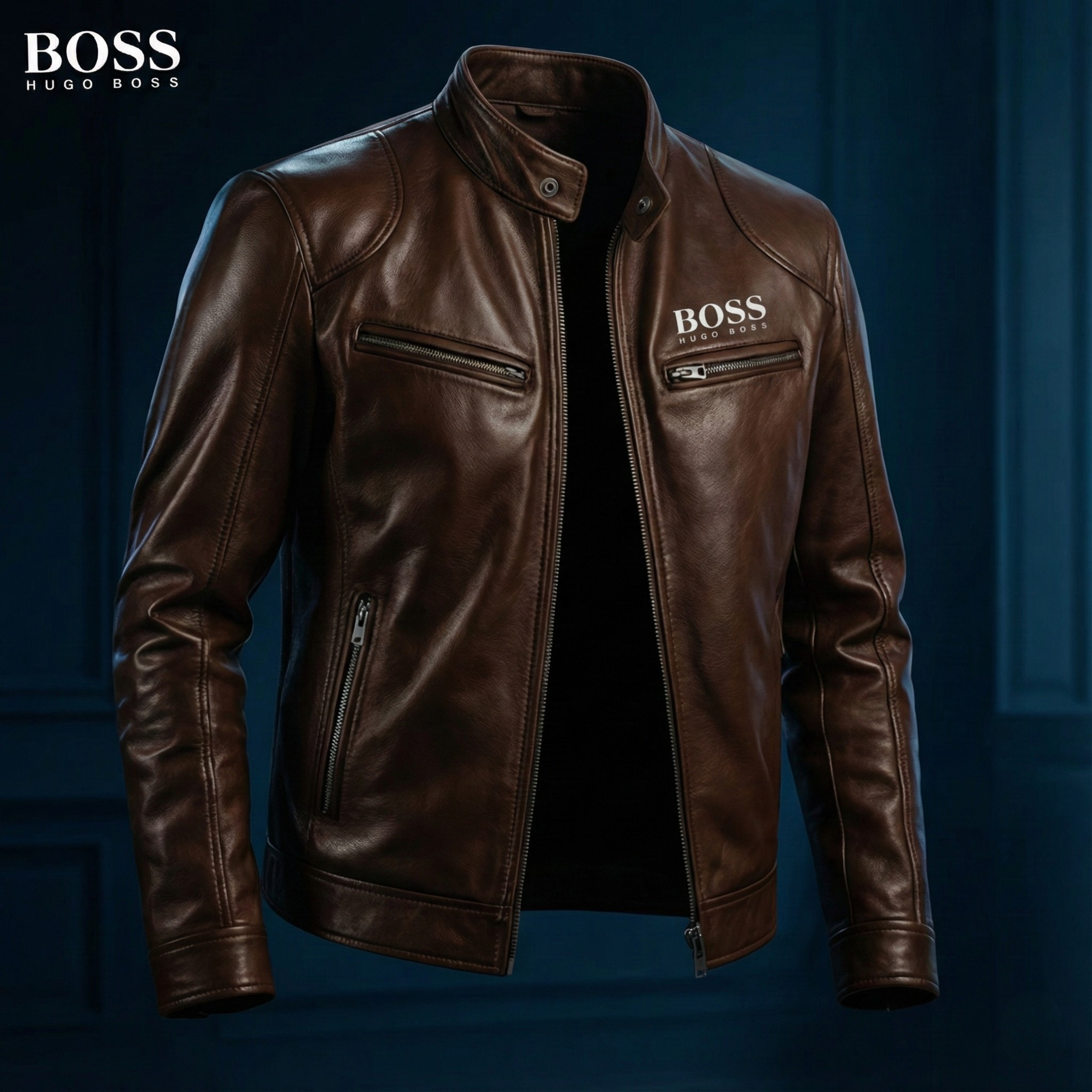 H&B - Veste en cuir