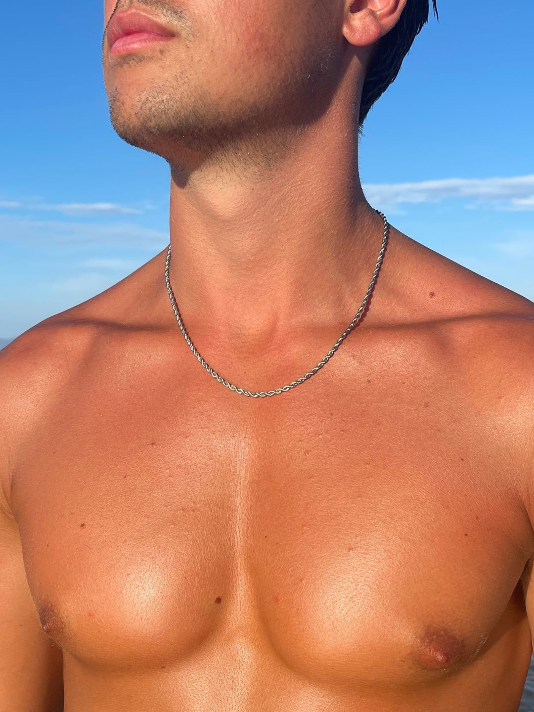 CHAÎNE CORDE 3 MM | Argent