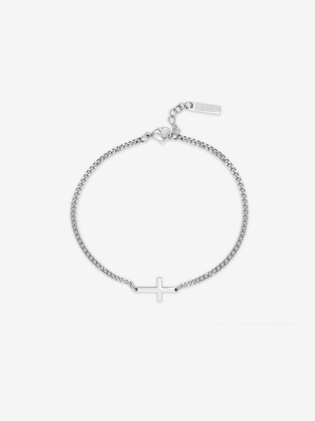 BRACELET CROIX | Argent