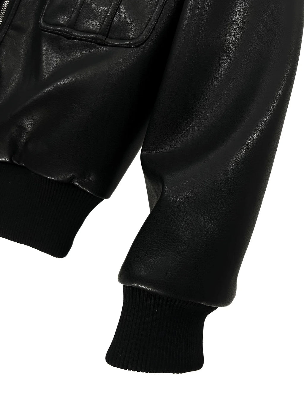 Quilted Leather Motorcycle Short Jacket